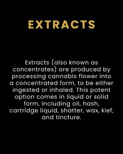 Cannabis Extracts - Products We Carry